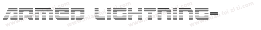 Armed Lightning字体转换